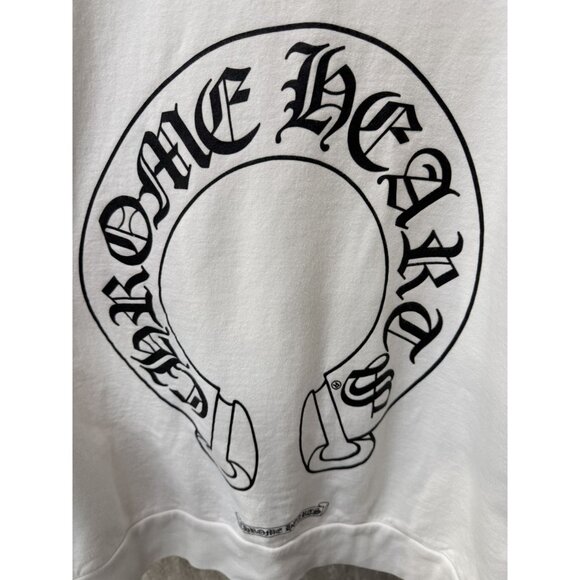 Chrome Hearts White Sweatshirt With Graphic Logo Print Large - Picture 15 of 16